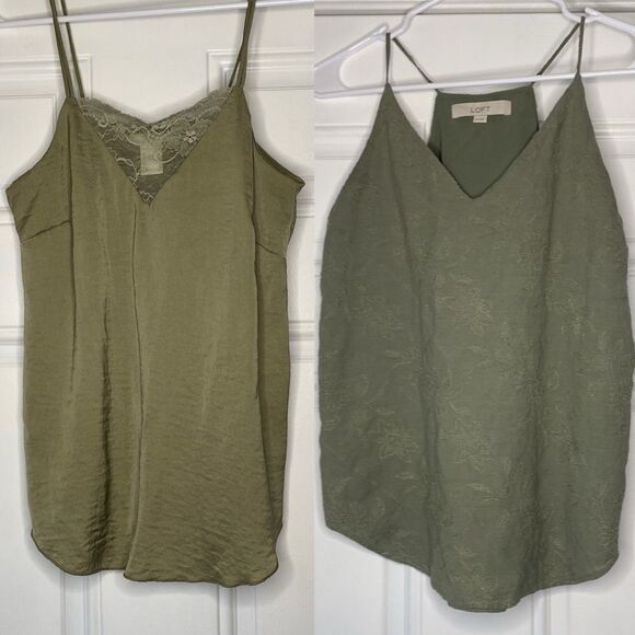 Bundle (2) Green Dainty Tanks Camisoles Size XS - Picture 1 of 16